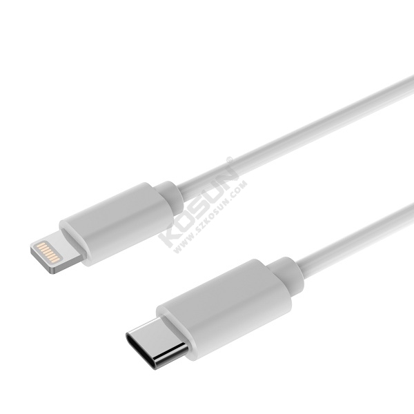 PVC USB C to lightning fast charging cable